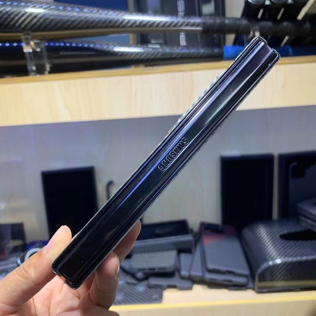 YTF-Carbon Fiber Case For Samsung Galaxy Z Fold - Premium Mobile Phone Cases from Dressmycell.com - Just $44.00! Shop now at Dressmycell.com YTF-Carbon Fiber Case For Samsung Galaxy Z Fold - Premium Mobile Phone Cases from Dressmycell.com - Just $44.00! Shop now at Dressmycell.com